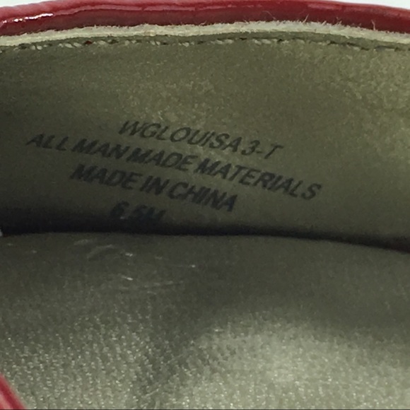 Guess Red Cheeta Print Heels Size 6.5 - Picture 5 of 8